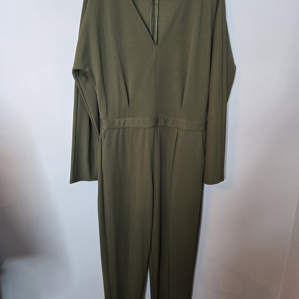 Halston Heritage Olive Jumpsuit